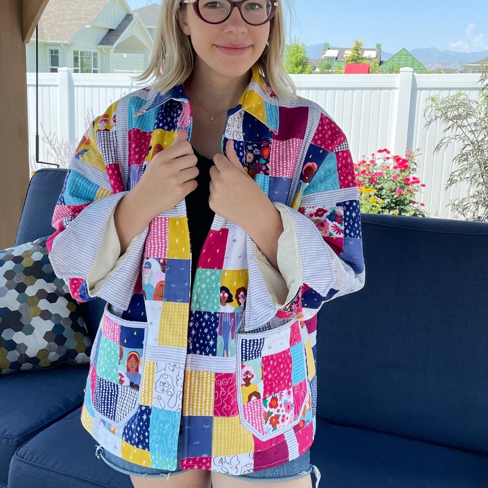 Handmade Quilted Jacket - Picture 4 of 5